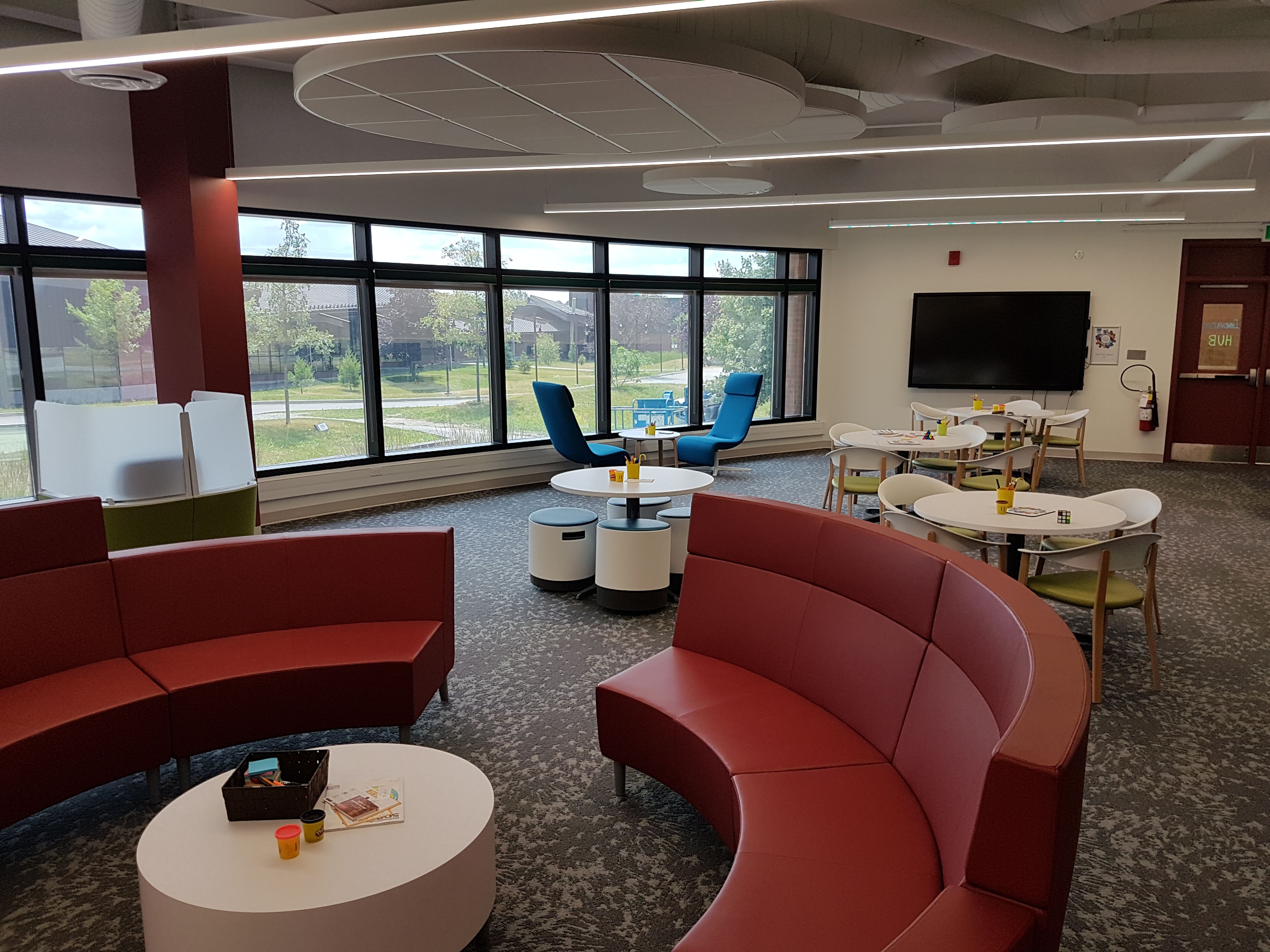 Photo of the Hub lounge