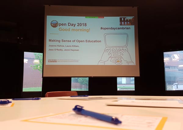 Photo from Open Day: Presentation ready in the eDome