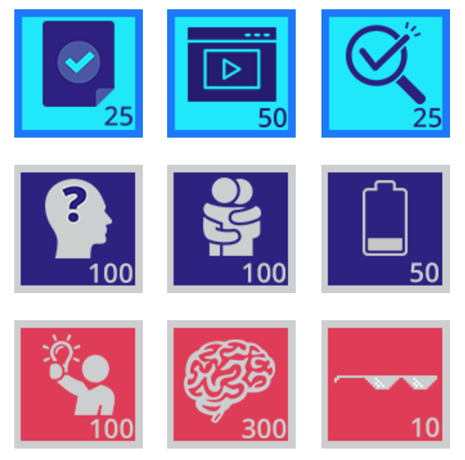 Badging Designs created for Laura Killam's course