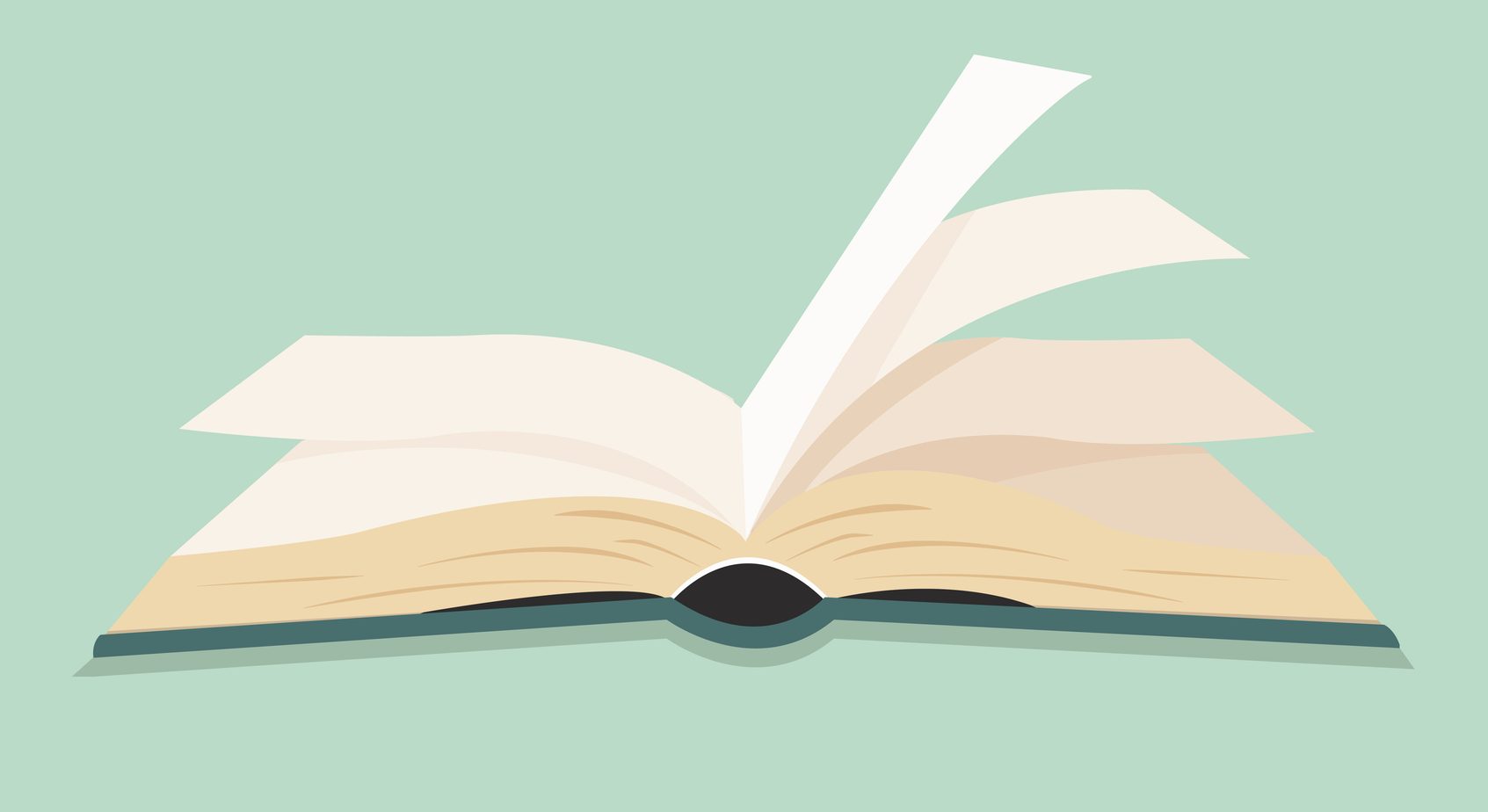 Illustration of an Open Book