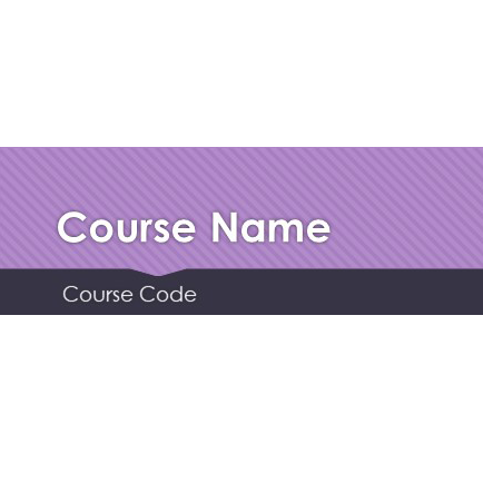 Sample Moodle Header